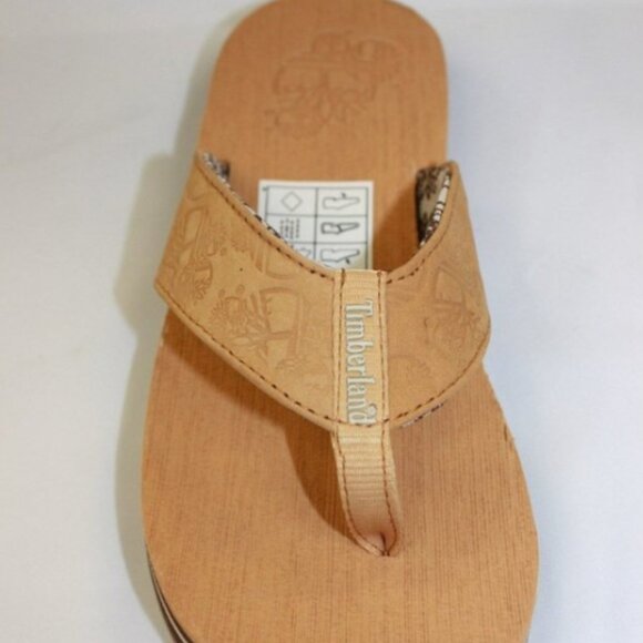 Women's Timberland Wheat Flip Flops NWT - Picture 3 of 3